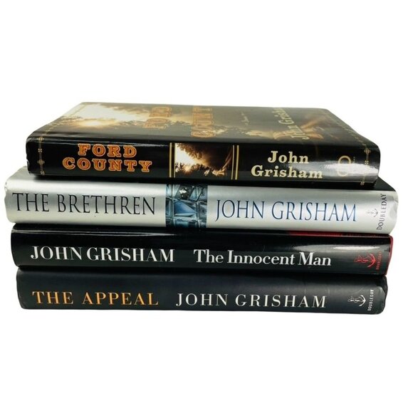 John Grisham Books Legal Thriller Crime Fiction Novels Hardcovers Lot 4 u - Picture 2 of 4